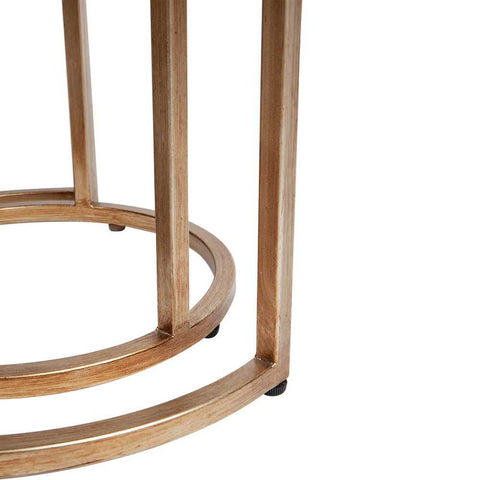 Serene Nesting Side Tables - Antique Gold - Side Tables - Eleganté