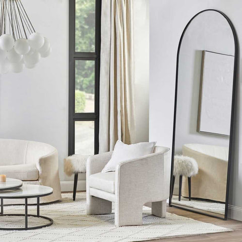 Archibald Floor Mirror - Black - Floor Mirrors - Eleganté