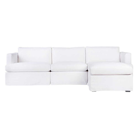 Birkshire Slip Cover Modular Sofa - White Linen Option 6 - Birkshire Slip Cover Modular Sofa - White Linen Option 6 - Eleganté
