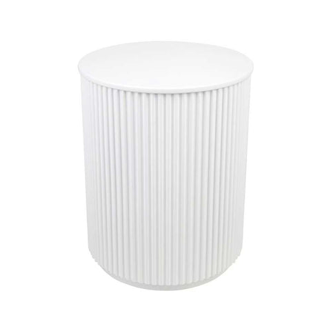 Nomad Side Table - White - Bedside Tables - Eleganté
