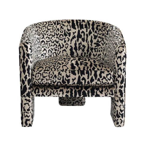 Kylie Arm Chair - Leopard Chenille *LIMITED EDITION* - Occasional Chairs - Eleganté