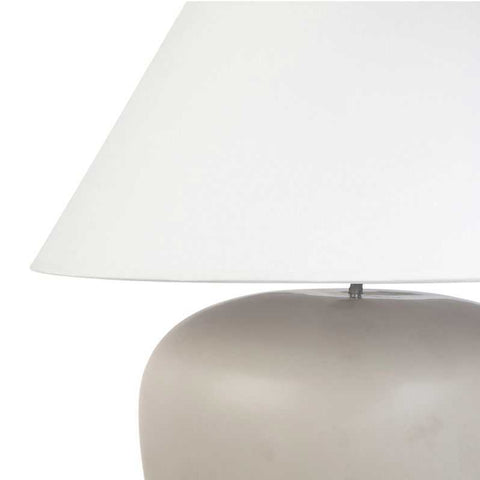Picasso Table Lamp - Natural w White Shade - Picasso Table Lamp - Natural w White Shade - Eleganté