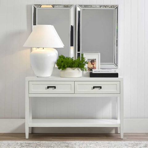 Picasso Table Lamp - White w White Shade - Picasso Table Lamp - White w White Shade - Eleganté