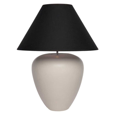 Picasso Table Lamp - Natural w Black Shade - Picasso Table Lamp - Natural w Black Shade - Eleganté