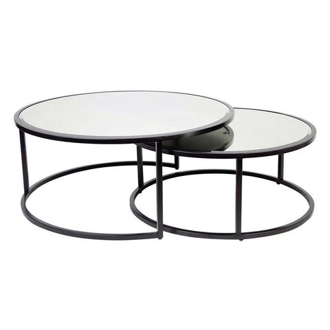 Serene Nesting Coffee Tables - Black - Coffee Tables - Eleganté