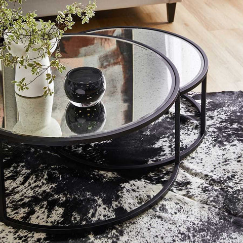 Serene Nesting Coffee Tables - Black - Coffee Tables - Eleganté