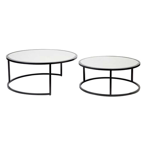 Serene Nesting Coffee Tables - Black - Coffee Tables - Eleganté