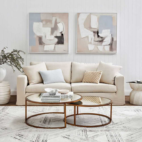 Serene Nesting Coffee Tables - Antique Gold - Coffee Tables - Eleganté