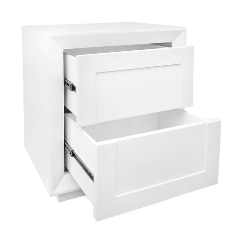 Balmain Tall Bedside Table - White - Bedside Tables - Eleganté