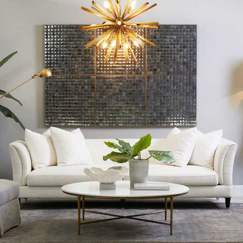 Heston Marble Round Coffee Table - Brass - Coffee Tables - Eleganté