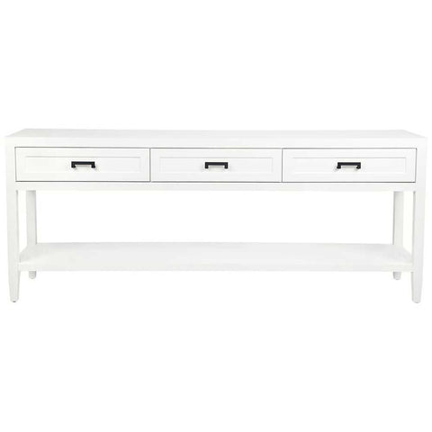 Soloman Console Table - Large White - Console Tables - Eleganté