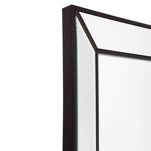 Zeta Wall Mirror - Large Black - Wall Mirrors - Eleganté