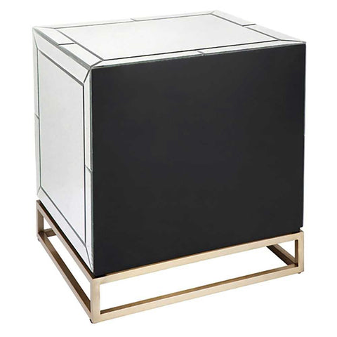 Rochester Mirrored Bedside Table - OUTLET NSW - Rochester Mirrored Bedside Table - OUTLET NSW - Eleganté