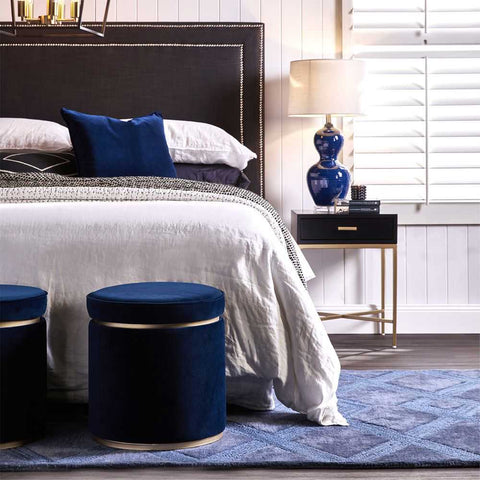 Bronte Table Lamp - Blue - Bronte Table Lamp - Blue - Eleganté