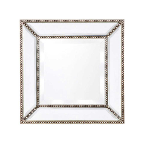 Zeta Wall Mirror - Small Antique Silver - Wall Mirrors - Eleganté