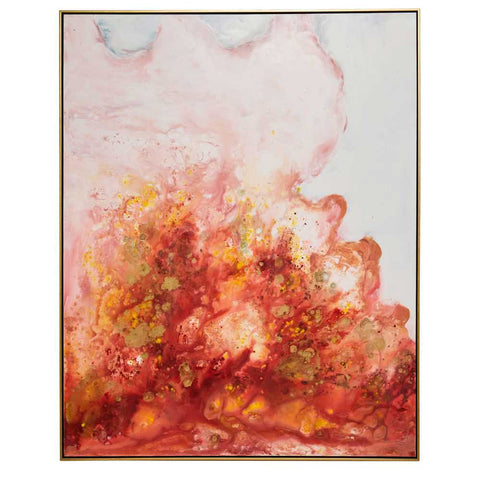 I'm Blushing Oil On Canvas Painting - I'm Blushing Oil On Canvas Painting - Eleganté