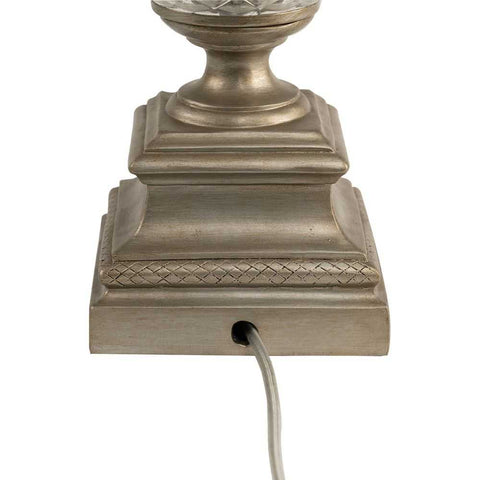 Langley Table Lamp - Antique Silver - Langley Table Lamp - Antique Silver - Eleganté