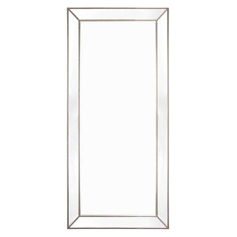 Zeta Floor Mirror - Antique Silver - Floor Mirrors - Eleganté