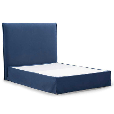 Dynasty Upholstery Swatch - Navy Linen - Dynasty Upholstery Swatch - Navy Linen - Eleganté