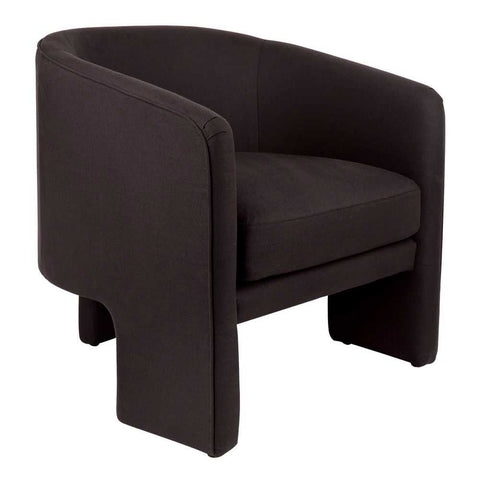 Dynasty Upholstery Swatch - Black Linen - Dynasty Upholstery Swatch - Black Linen - Eleganté