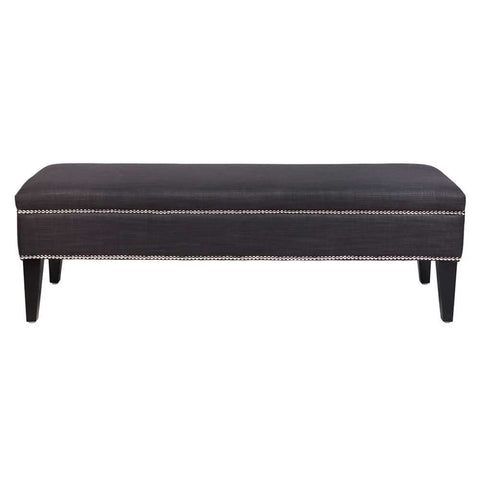 Dallas Upholstery Swatch - Charcoal Linen - Dallas Upholstery Swatch - Charcoal Linen - Eleganté
