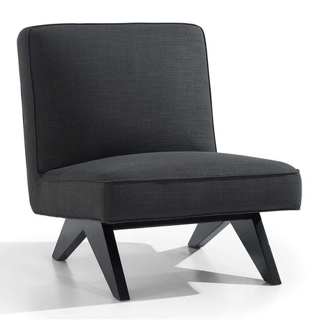 Dallas Upholstery Swatch - Charcoal Linen - Dallas Upholstery Swatch - Charcoal Linen - Eleganté