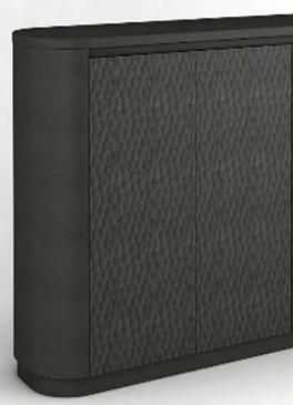 Mikki 2 Door Cabinet - Black - OUTLET NSW - Mikki 2 Door Cabinet - Black - OUTLET NSW - Eleganté