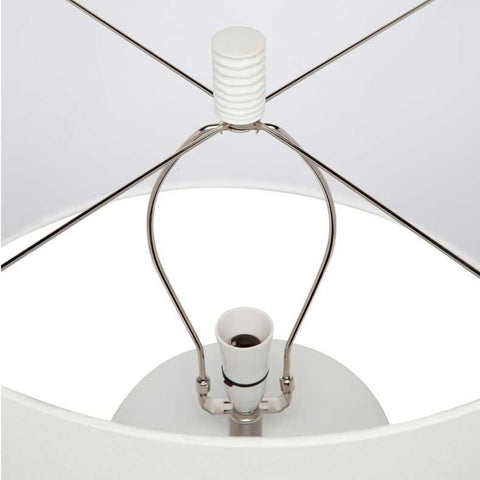 Matisse Table Drum Shade - White - Matisse Table Drum Shade - White - Eleganté