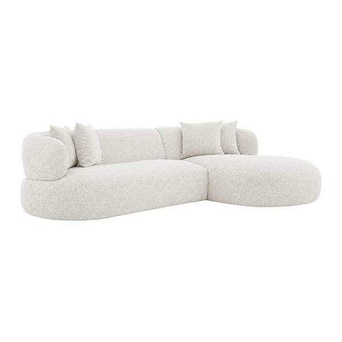 Greenwich Modular 3 Seater Sofa w Right Chaise - Off White