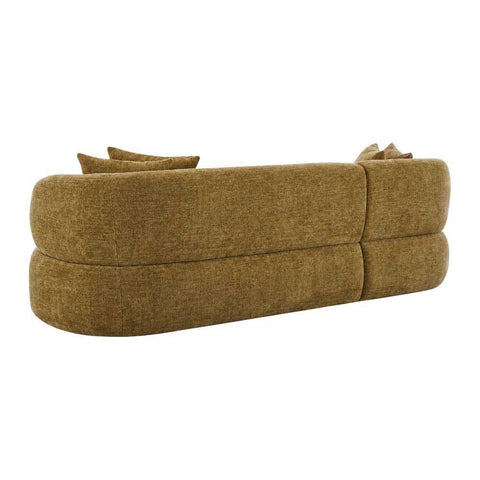 Greenwich Modular 3 Seater Sofa w Left Chaise - Chestnut