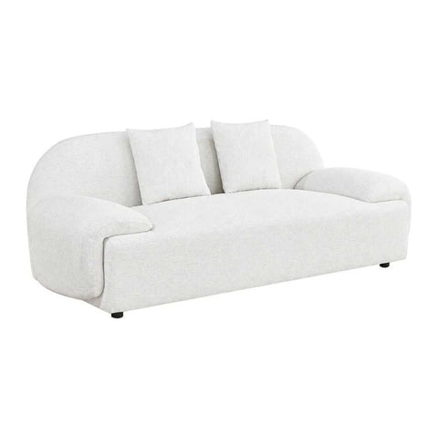 Remi 3 Seater Sofa - Tweed White