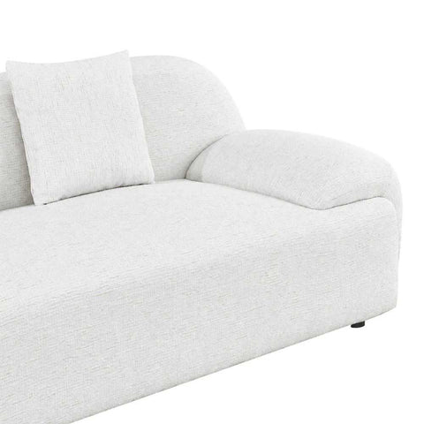 Remi 3 Seater Sofa - Tweed White