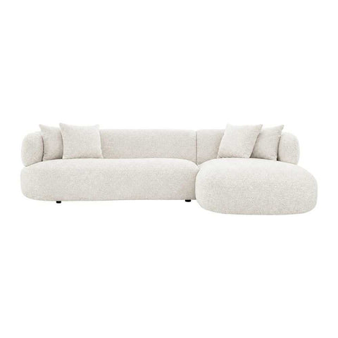 Greenwich Modular 3 Seater Sofa w Right Chaise - Off White - Greenwich Modular 3 Seater Sofa w Right Chaise - Off White - Eleganté