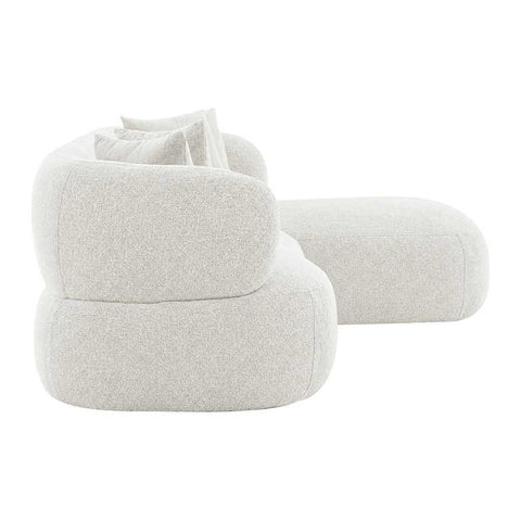 Greenwich Modular 3 Seater Sofa w Right Chaise - Off White - Greenwich Modular 3 Seater Sofa w Right Chaise - Off White - Eleganté