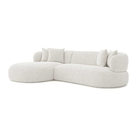 Greenwich Modular 3 Seater Sofa w Left Chaise - Off White - Greenwich Modular 3 Seater Sofa w Left Chaise - Off White - Eleganté