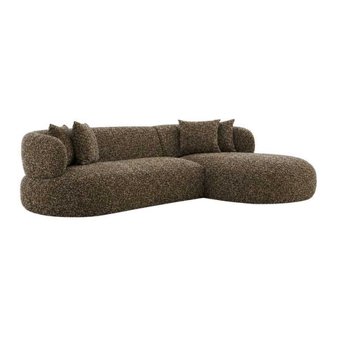 Greenwich Modular 3 Seater Sofa w Right Chaise - Espresso - Greenwich Modular 3 Seater Sofa w Right Chaise - Espresso - Eleganté
