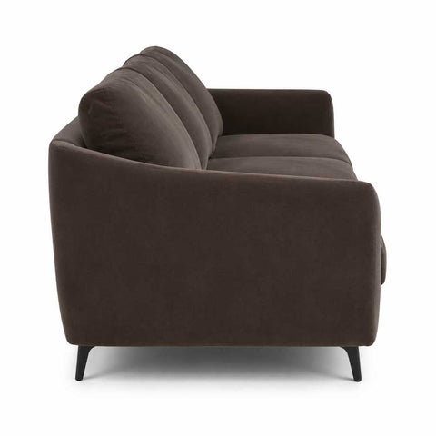 Mosman 3 Seater Sofa - Chocolate Velvet - Mosman 3 Seater Sofa - Chocolate Velvet - Eleganté