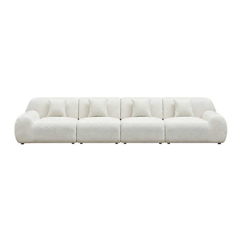 Freya Modular 4 Seater Sofa - White - Freya Modular 4 Seater Sofa - White - Eleganté