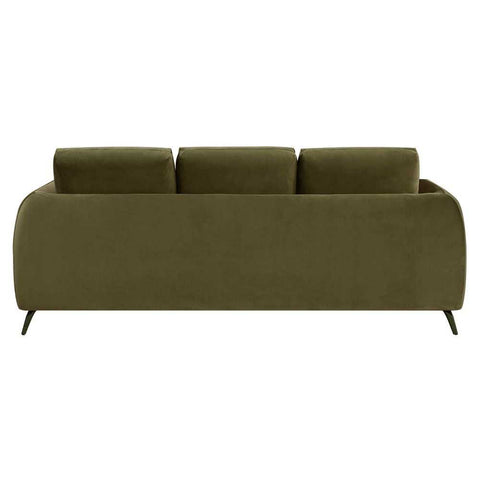 Mosman 3 Seater Sofa - Olive Velvet - Mosman 3 Seater Sofa - Olive Velvet - Eleganté