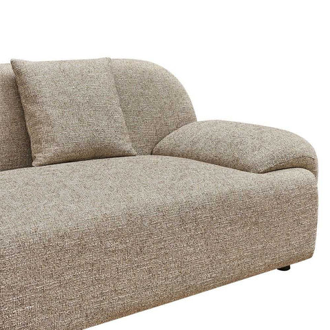 Remi 3 Seater Sofa - Tweed Brown - Remi 3 Seater Sofa - Tweed Brown - Eleganté