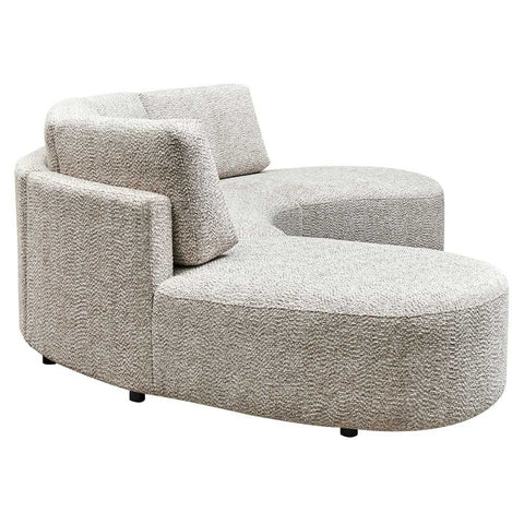 Oriel Modular 5 Seater Sofa - Speckle Brown Boucle - Oriel Modular 5 Seater Sofa - Speckle Brown Boucle - Eleganté