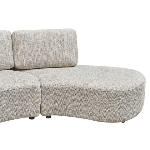Oriel Modular 5 Seater Sofa - Speckle Brown Boucle - Oriel Modular 5 Seater Sofa - Speckle Brown Boucle - Eleganté