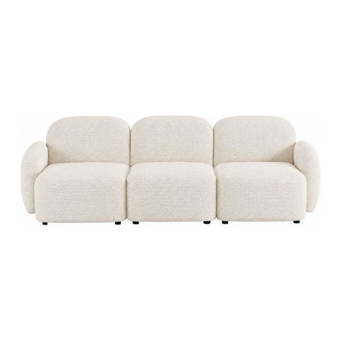 Ramona Modular 3 Seater Sofa - Speckle Ivory - Ramona Modular 3 Seater Sofa - Speckle Ivory - Eleganté