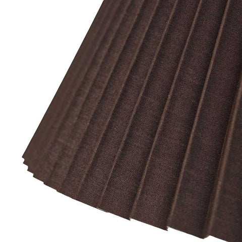 Anya Pleated Empire Shade - Small Espresso - Anya Pleated Empire Shade - Small Espresso - Eleganté