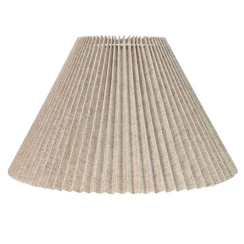 Anya Pleated Empire Shade - Small Natural - Anya Pleated Empire Shade - Small Natural - Eleganté