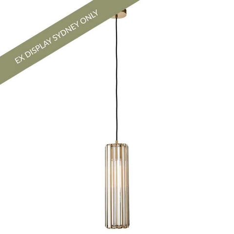 Alana Crystal Pendant - 1 Globe - OUTLET NSW - Alana Crystal Pendant - 1 Globe - OUTLET NSW - Eleganté