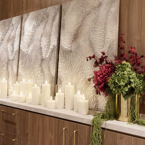Flow State 60x100cm Leather Wall Art