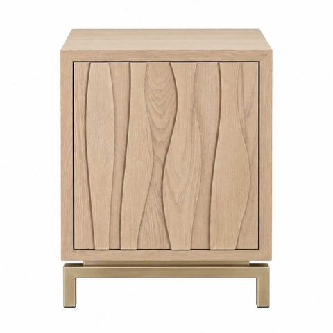 Ari 40x60cm Bedside Table - Natural Oak - OUTLET NSW