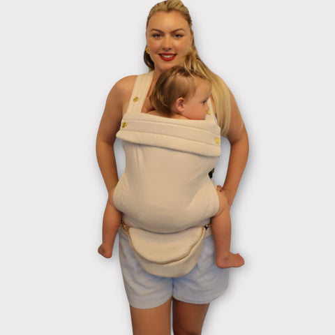100% Natural Fabric Baby Carrier Belt Bag - Biege - Baby Carrier - Eleganté