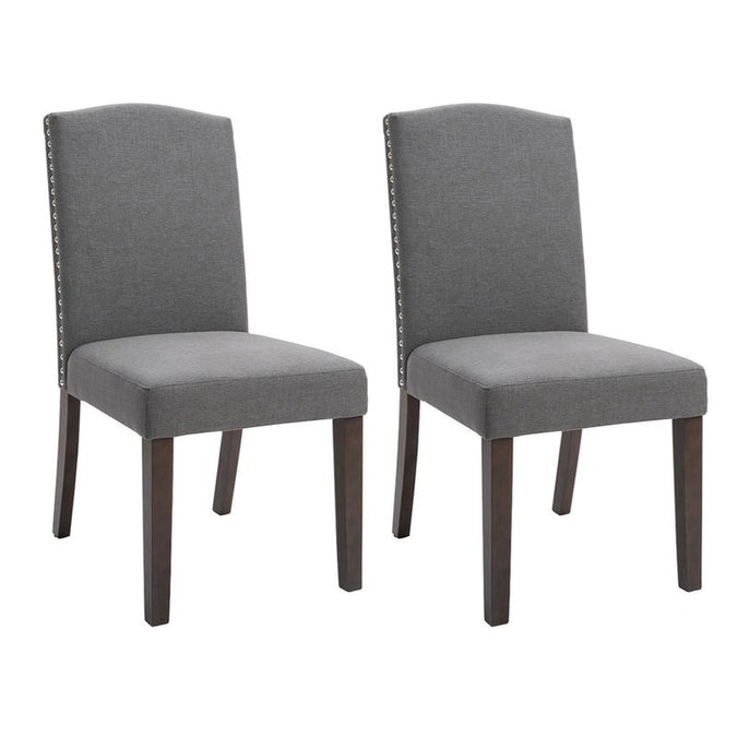 Lethbridge Dining Chair Set of 2  - Light Grey - Seating - Eleganté